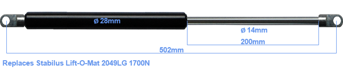 Stabilus Lift-O-Mat 2049LG