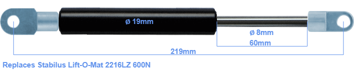 Stabilus Lift-O-Mat 2216LZ