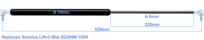 Stabilus Lift-O-Mat 2625NM