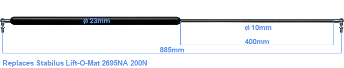 Stabilus Lift-O-Mat 2695NA