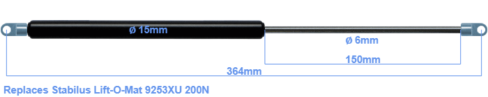 Stabilus Lift-O-Mat 9253XU