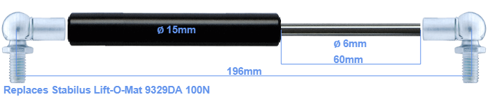 Stabilus Lift-O-Mat 9329DA