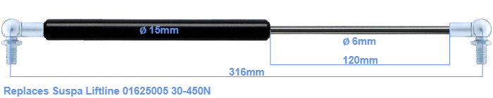 Suspa Liftline 01625005
