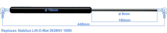 Stabilus Lift-O-Mat 2638NV