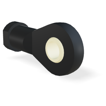M8 Rod end plastic